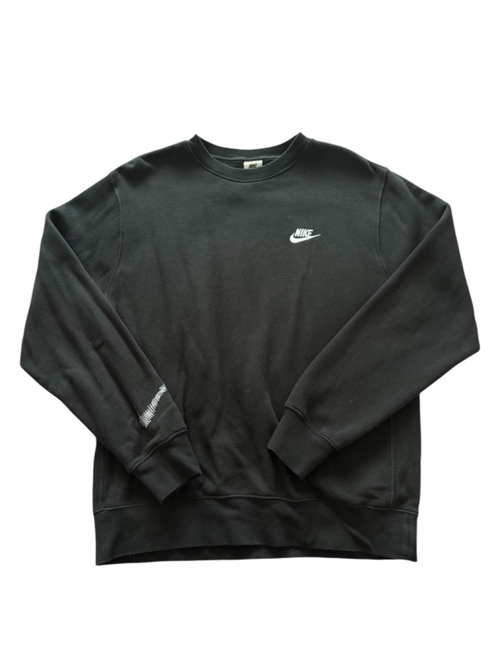 Nike Black Club Fleece Sweatshirt Crewneck